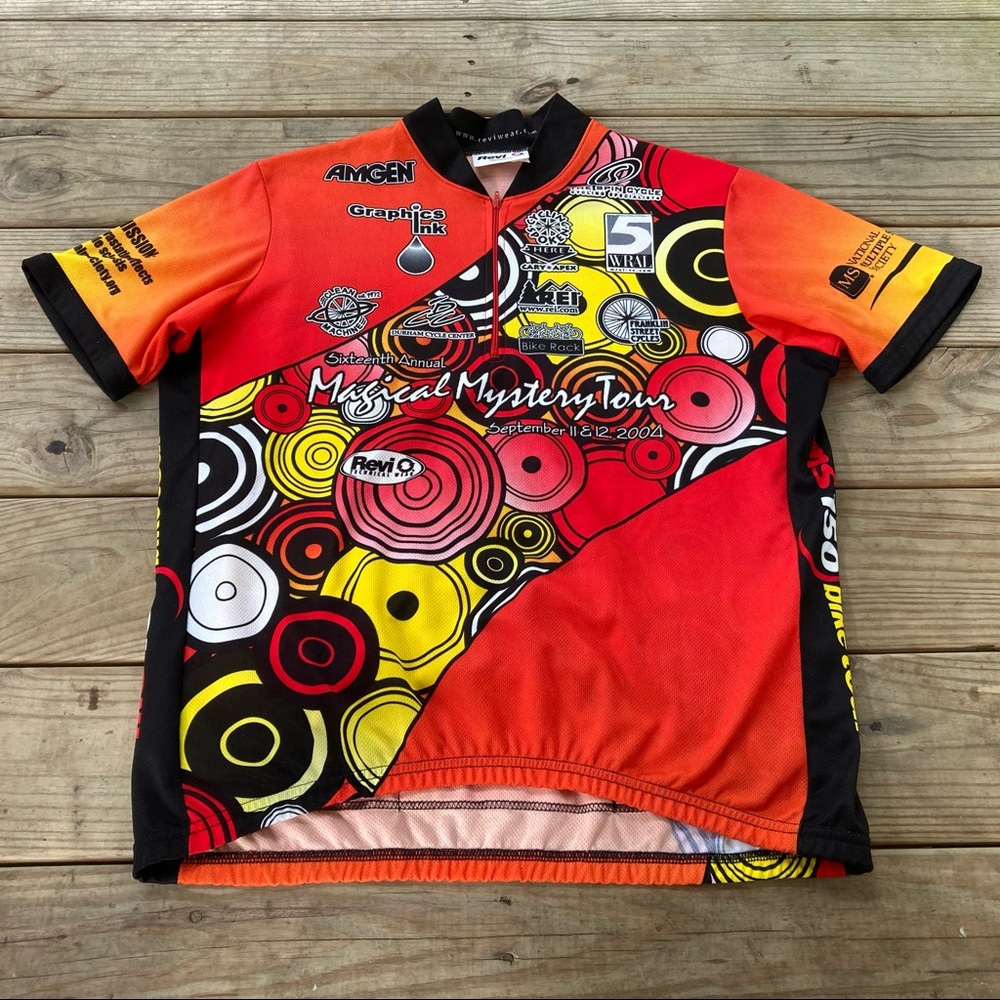 Vintage Cycling Jersey National Multiple Sclerosis Society 2004 MS150 Bike Tour